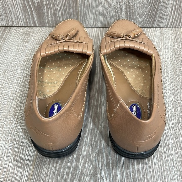 Dr. Scholl's E23-2X Leather Tassel Moccasin Loafers Double Air-Pillow Insoles 5M - Picture 5 of 14